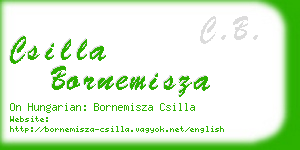 csilla bornemisza business card